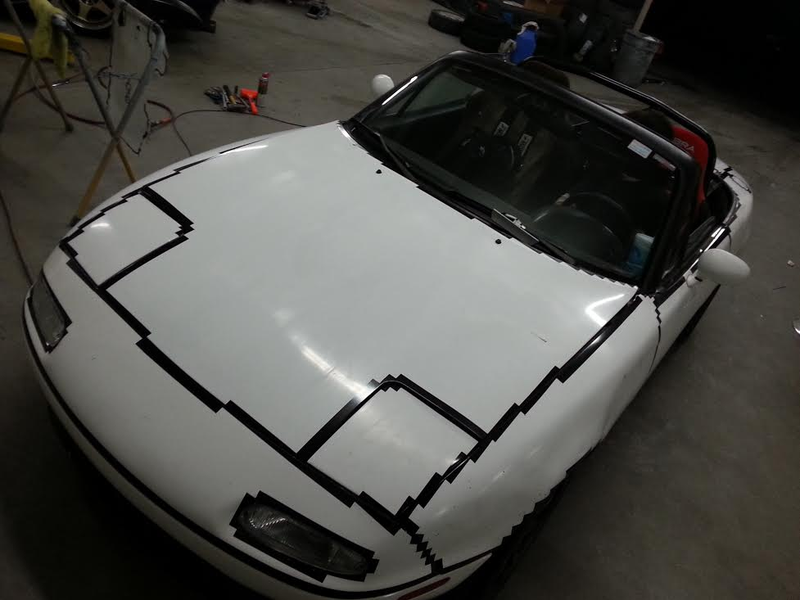 Illustration for article titled The 8-Bit Miata. Going from video games to simulators to real life drifting.